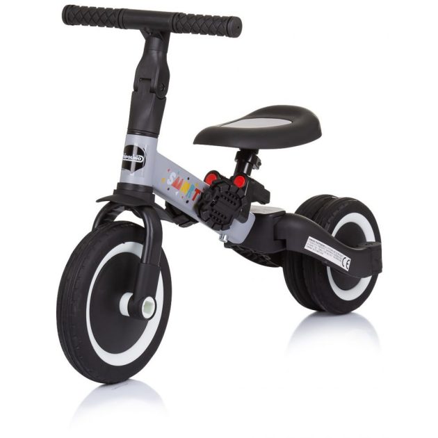 Chipolino Smarty 2 az 1-ben tricikli és futóbicikli - szürke