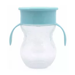 Baby Care 360 itatópohár fogantyúval - blue