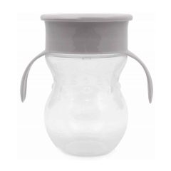 Baby Care 360 itatópohár fogantyúval - grey