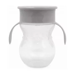 Baby Care 360 itatópohár fogantyúval - grey