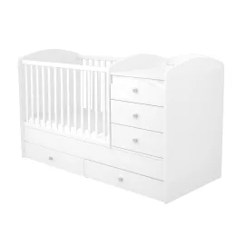 Timba Félix Maxi Kombi 5 Fiókos (70x120-as) - Fehér