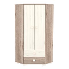 Timba Viki Sarokszekrény 2 Ajtós 2 Fiókos - Krém-fűz