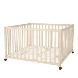   Timba Timba 2 120x120-as emelhető, görgős járóka - Borostyán