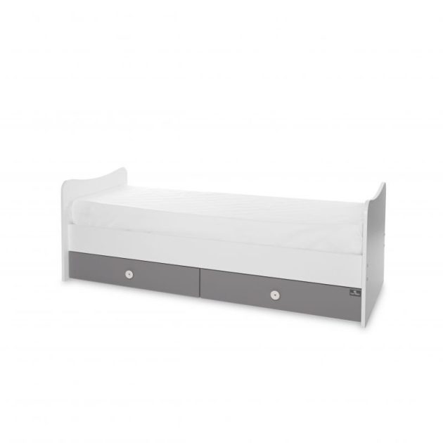 Lorelli Trend PLUS kombi ágy 70x165 - White Stone Grey
