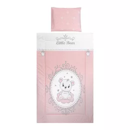 Lorelli 3 részes ágynemű garnitúra - Little Bear Pink