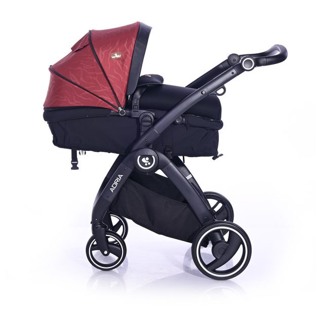 Lorelli Adria multifunkciós babakocsi - Premium Black&Red