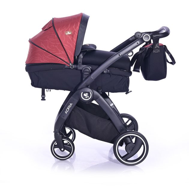 Lorelli Adria multifunkciós babakocsi - Classic Black&Red