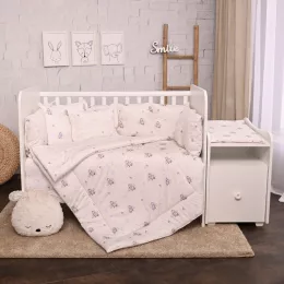   Lorelli ágynemű garnitúra Trend kombi ágyhoz - Blue Aeroplane