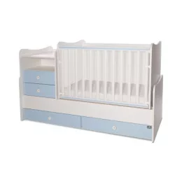 Lorelli Combo kombi ágy 70x170 - White Baby Blue