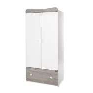   Lorelli Exclusive szekrény - White & Artwood / Fehér & Artwood NEW