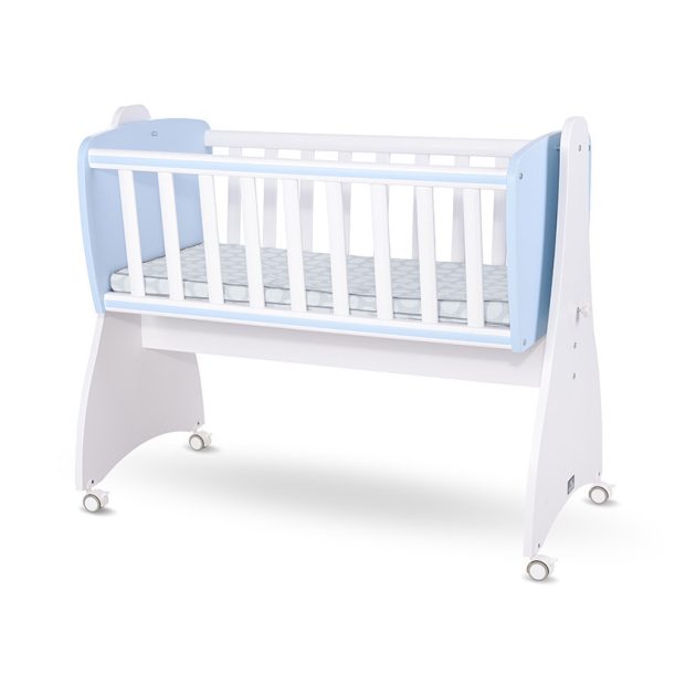 Lorelli First Dreams ringatható bölcső 105x55 - White / Baby Blue New