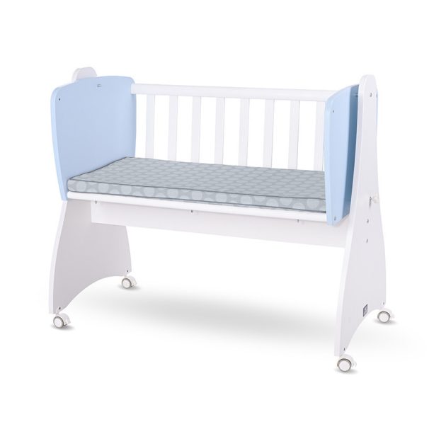 Lorelli First Dreams ringatható bölcső 105x55 - White / Baby Blue New