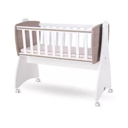   Lorelli First Dreams ringatható bölcső 105x55 - White / Coffee New