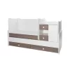 Lorelli MiniMax kombi ágy 190x72 - White Coffe New