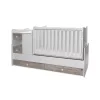 Lorelli MiniMax kombi ágy 190x72 - White Artwood New