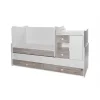 Lorelli MiniMax kombi ágy 190x72 - White Artwood New