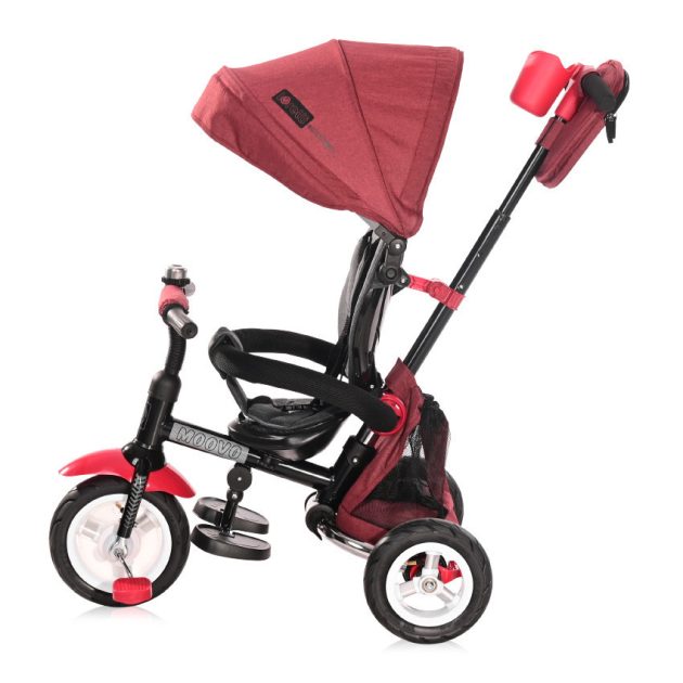 Lorelli Moovo Air tricikli - Red&Black Luxe