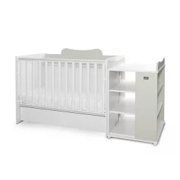 Lorelli Multi kombi ágy 190x72 - White Milky Green