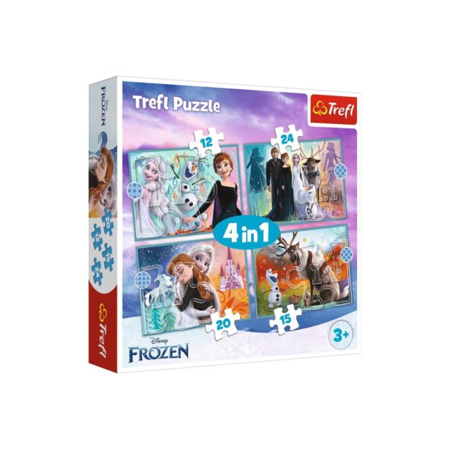 Trefl Puzzle 4in1 - Jégvarázs (12, 15, 20, 24 db)