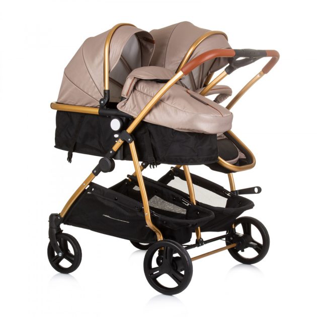 Chipolino Duo Smart iker babakocsi - Golden Beige