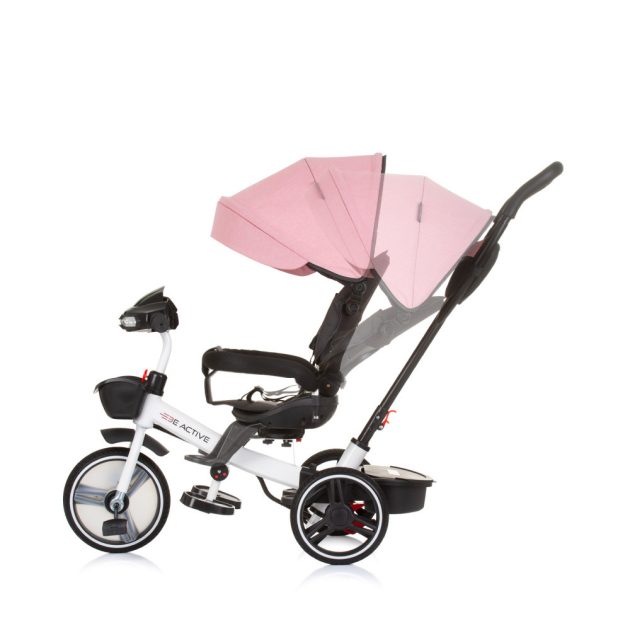 Chipolino Be active tricikli kupolával - Pink Linen