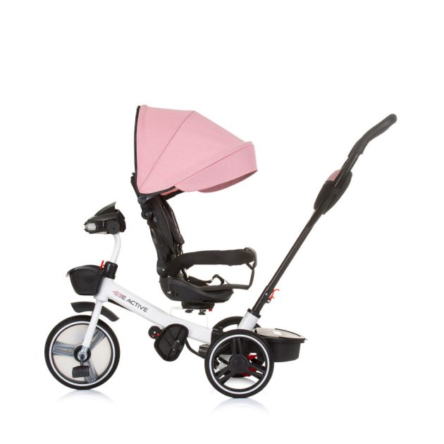 Chipolino Be active tricikli kupolával - Pink Linen