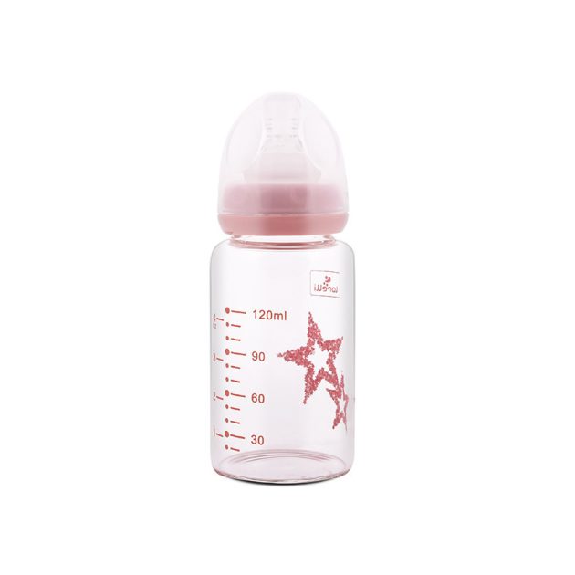 Baby Care Üveg anti-colic cumisüveg 120ml - Blush Pink
