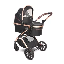   Lorelli Glory multifunkciós babakocsi + adapter - Black Diamond