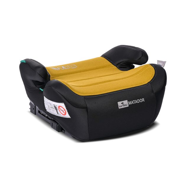 Lorelli Matador autós ülésmagasító Isofix 125-150cm - Lemon Curry