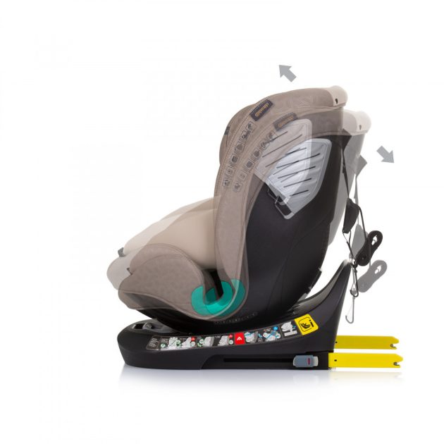 Chipolino Supreme autósülés Isofix 40-150cm - Macadamia