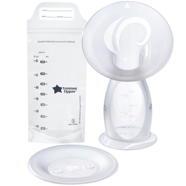 Tommee Tippee Made for Me szilikon kézi mellszívó és anyatejgyűjtő