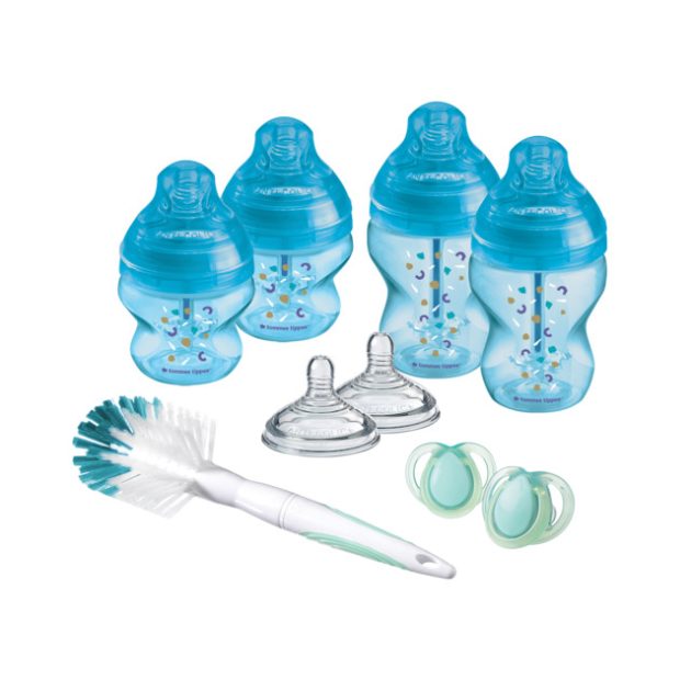 Tommee Tippee Advanced Anti-Colic újszülött cumisüveg szett, kék