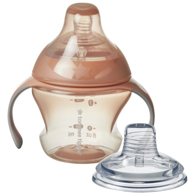 Tommee Tippee Closer to Nature transition cup tanulópohár rózsaszín, 150 ml