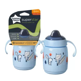   Tommee Tippee Superstar training sippee csőrös pohár, kék, 300 ml