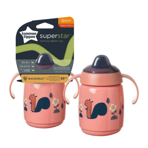 Tommee Tippee Superstar training sippee csőrös pohár, rózsaszín, 300 ml