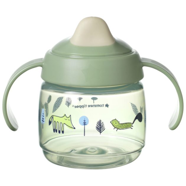 Tommee Tippee Superstar weaning sippee csőrös pohár, zöld, 190 ml 