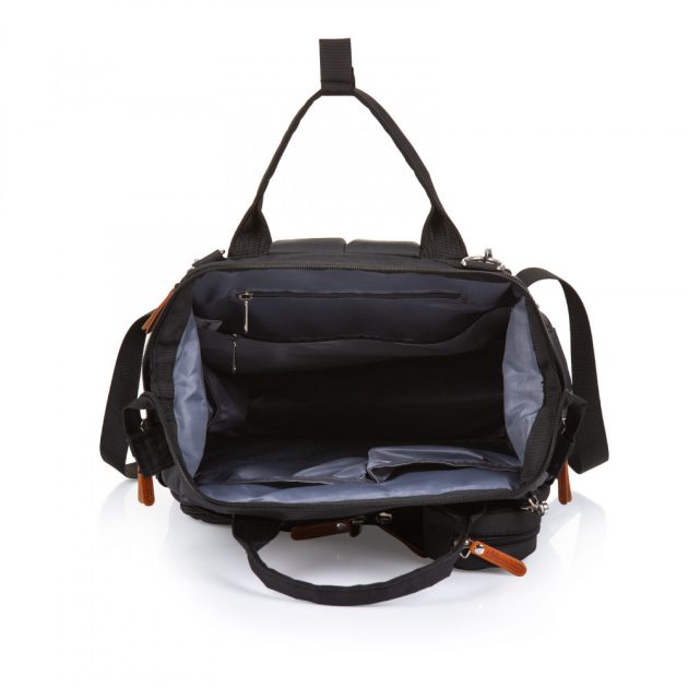 Chipolino pelenkázó táska/hátizsák - Obsidian