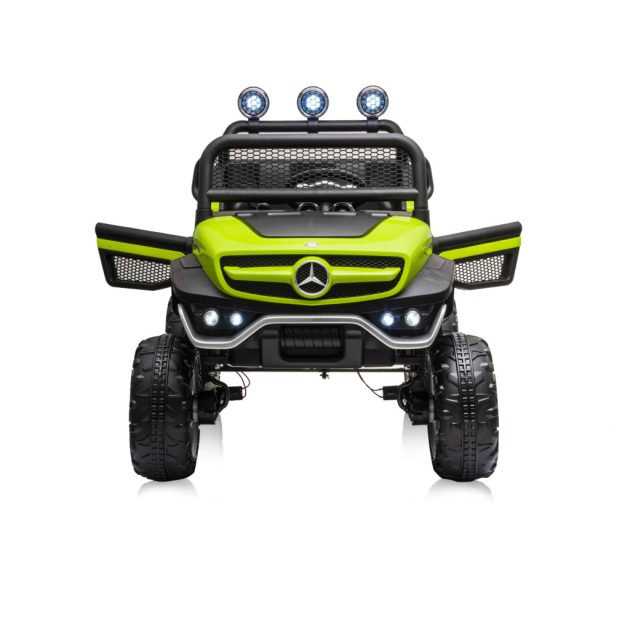 Chipolino Off Road Mercedes UNIMOG elektromos autó bőr üléssel - green