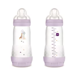 MAM Anti Colic Matt cumisüveg 320 ml lány