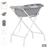 Chipolino Noemi kád leeresztő dugóval, grey, 87 cm (1/2)
