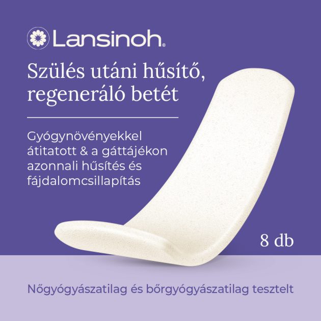 Lansinoh szülés utáni hűsítő,regeneráló betét 8 db