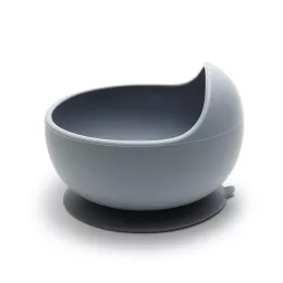 Lorelli szilikon tál tapadókoronggal - Grey