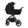 Lorelli Bianca 3az1-ben újszülött babakocsi Lorelli Aria Luxe hordozóval - Black (2 doboz)