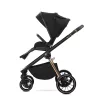 Lorelli Bianca 3az1-ben újszülött babakocsi Lorelli Aria Luxe hordozóval - Black (2 doboz)