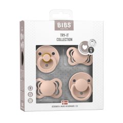 BIBS Try-it Cumi 4 db-os kollekció, púderrózsaszín