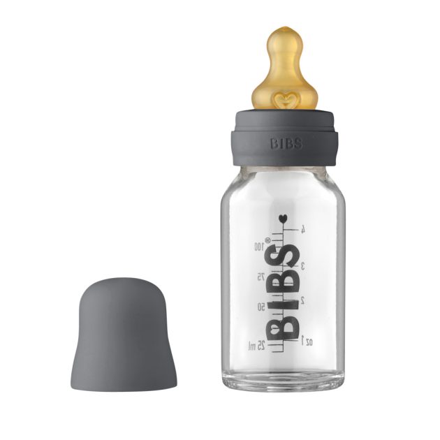 BIBS Cumisüvegszett, grafit, 110 ml