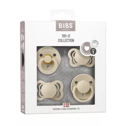 BIBS Try-it Cumi 4 db-os kollekció, vanília