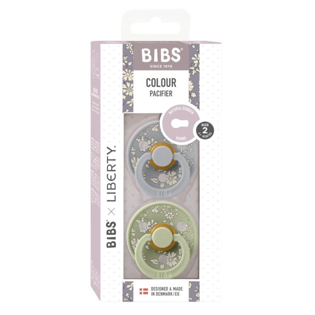 BIBS X Liberty 2-es szett Colour Capel Zsálya Mix, 6-18 hó