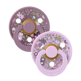   BIBS X Liberty 2-es Cumi szett, Colour, Kamilla, Viola Mix, 0-6 hó