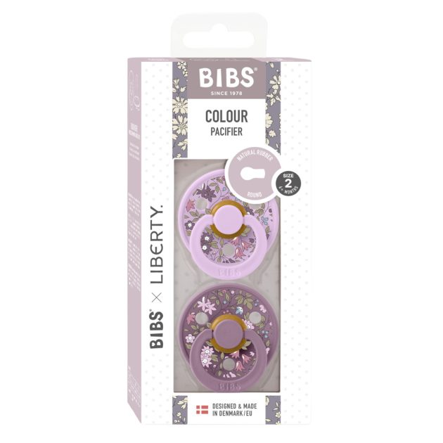 BIBS X Liberty 2-es szett Colour Kamilla Viola Mix, 6-18 hó